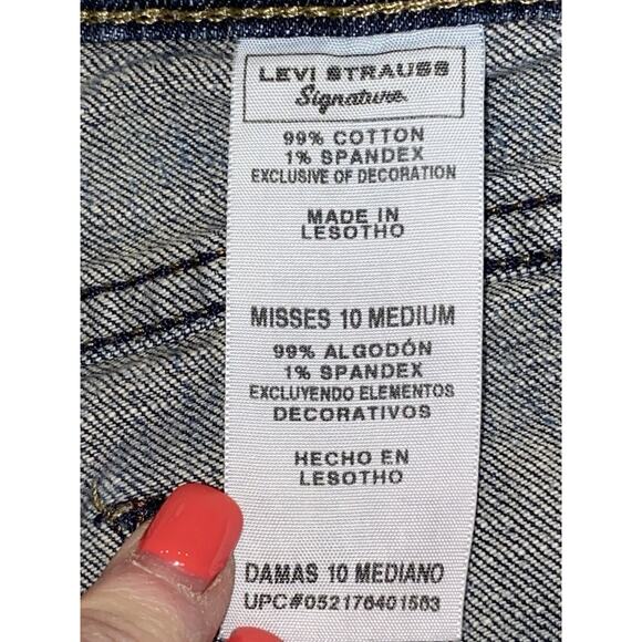 Levi Strauss Signature Women’s Jeans Size 10M Bootcut Mid-Rise Stretch - Picture 5 of 7